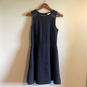 Navy Blue Knee Length Charming Charlie Dress.